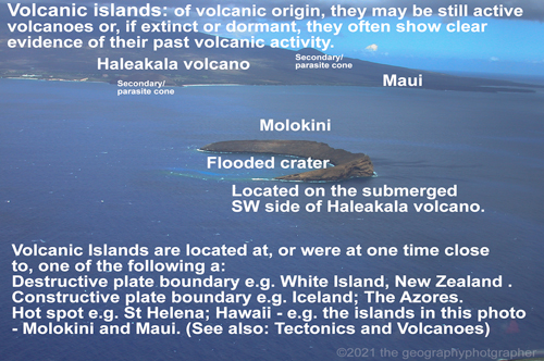 volcanic islands