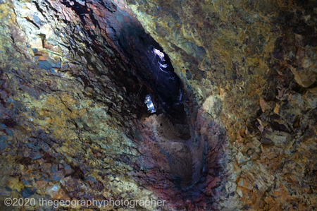 inside a volcano