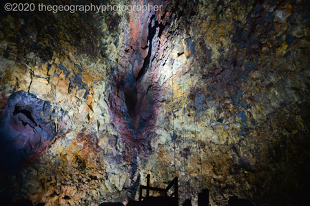 inside a volcano